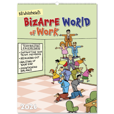 Bizarre World of Work Wall Calendar