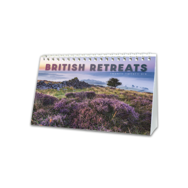 British Retreats A5 Desk Calendar