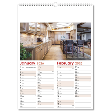 7 Page Memo Wall Calendar