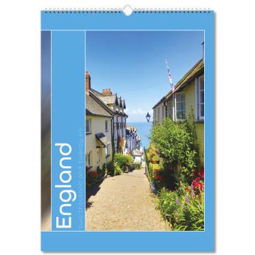 England Optima Wall Calendar - 7 Leaf